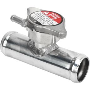 Aluminum CoolingCare In Line Radiator Hose Filler Neck Cap, 32mm 1-1/4in, 16PSI