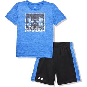 Under Armour Boys Short Sleeve Tee and Short Set, Lightweight and Breathable