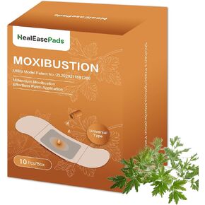 Mugwort Essential Oil Heating Pain Patch, Period Cramps Menstrual Pain Relief Heat Patches; Back, Join,Knee Ache Therapy - Natural Alternative to Lidocaine ICY Hot, FSA or HSA Eligible