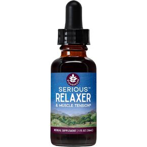 WishGarden Herbs Serious Relaxer & Muscle Tension - All-Natural Muscle Relaxation Herbal Supplement with Wild Lettuce & Wood Betony, Releases Muscle Tension, Relax Muscles & Muscle Discomforts, 4oz