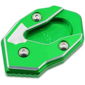 CHIFUN Kickstand Enlarger Pad Side Stand Extension Plate Replacement for Kawasaki 2017-2018 Versys X300 (Green)