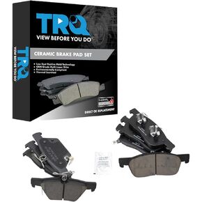 TRQ Brake Pads Ceramic Compatible with 2019-2021 Subaru Ascent