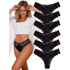 Thong Underwear Women Thong Panties Black G String No Show Breathable Invisible Ladies Micro Panty