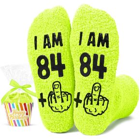 HAPPYPOP 85th Birthday Gifts ideas for Women - Socks for 85 Year Old Elderly Lady