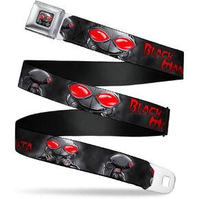 Buckle-Down Standard Seatbelt Belt Black Manta XL, Multicolor, 1.5" Wide-Fits Pant Size 32-52