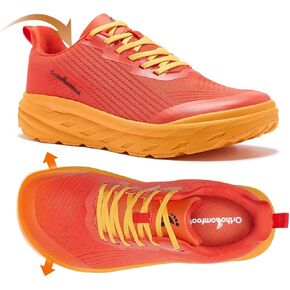 OrthoComfoot Orthopedic Diabetic Men's Wide Shoes: Comfortable Arch Support Running Sneakers, Plantar Fasciitis Wide Toe Box Work Tennis Outdoor Walking Shoes for Swollen Feet, Heel Pain
