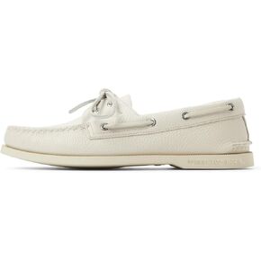 Sperry Men's Authentic Original 2-Eye Boat Shoe, White, 13