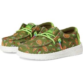 Hey Dude Boy's Wally Teenage Mutant Ninja Turtle Pizza (Little Big Kid) Loafer