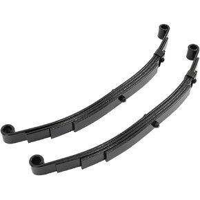 2 Pieces Trailer Leaf Spring 4 Leaf Double Eye 1750 lbs Replacement for 3500lbs Axle SW4B