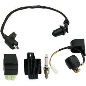 GY6 Ignition Coil Fit For 4-Stroke GY6 50-150cc Engine Scooter Moped, Replacement For Tomberlin Crossfire 150R, American Sportworks 150 GTS, 150cc Go Karts
