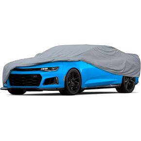 Motor Trend 4-Series Lightweight Car Cover, Fits 2005-2023 Chrysler 300 Sedan 300S 300C Touring L, Breathable Anti-Moisture Water-Resistant Scratch-Resistant, All-Weather Outdoor & Indoor Use