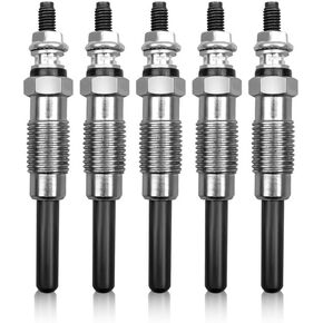 5Pcs Glow Plug Replacement Fit for Mercedes-Benz 190D 240D 300CD 300D 300SD 300SDL 300TD, Diesel Glow Plug Replace 0250201039