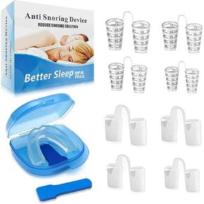 Anti Snoring Devices, Upgraded Snoring for Men and Women, Effective Snoring Solution for Comfortable and Quieter Sleep, Reusable