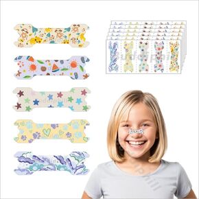 30pcs Kids Nasal Strips for Breathing Right,Nose Strips for Boys and Girls,Nasal Strips for Snoring,Anti Snoring Nose Clip (30pcs)