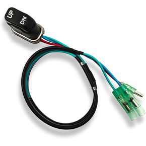 Mercury Trim Switch ، زر الضغط ، الموضعين ، رافعة المفصلات ، الأسود ، على التشغيل ، متوافق مع مفتاح Tilt Tilt Outboard Mariner ، 87-18286A43 ، 87-16991A1 ، 87-18286A2 ، 87-18286A26