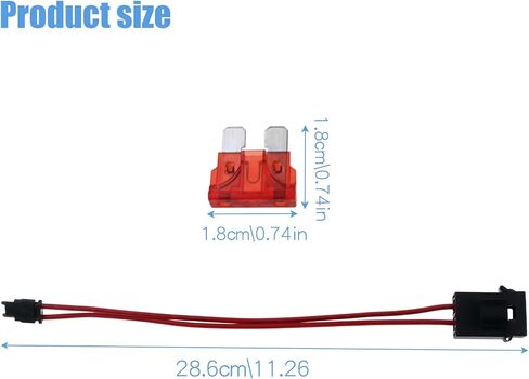 ZOOKOTO 32V Low Profile Mini Fuse Adapter Tap Fuse Kit with 2 Pcs 10A Blade Style Fuse, Electrical Circuit Protection Fuse Tap Adapter Fuse Holder Connector for Car Boat Truck RV SUV in Kuwait