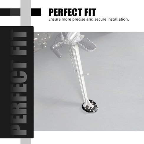Aluminum Motorcycle Foot Support Plate Side Support Pad Extension Compatible with Yamaha Tenere 700 XTZ700 2019-2024, Tenere 700 Rally Edition 2020-2024, Tenere 700 World Raid 2022-2023, Black in Kuwait