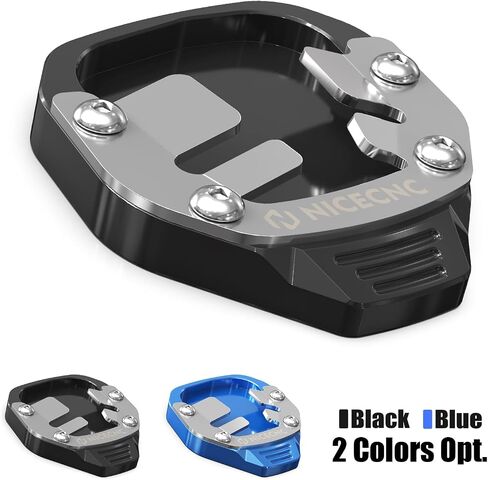Aluminum Motorcycle Foot Support Plate Side Support Pad Extension Compatible with Yamaha Tenere 700 XTZ700 2019-2024, Tenere 700 Rally Edition 2020-2024, Tenere 700 World Raid 2022-2023, Black in Kuwait