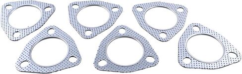 Car Exhaust Flange Gasket, 2.5 Inch, 3-Bolt Design, 6 Pack, for Header Muffler Catalytic Converter Car Accessories 3 Bolt Exhaust Gasket in Saudi Arabia