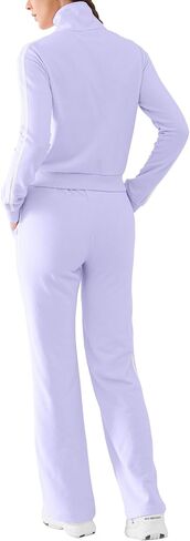 DITOK Track Suits for Women Set 2 Piece Spring Lounge Outfits Zip Up Sweatshirt & Sweatpants with Pocket Jogger Sweatsuits in Kuwait