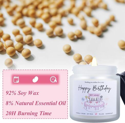 شموع معطرة باللافندر من ماي لاست نيرف، هدايا صداقة مضحكة لأفضل صديقات النساء، هدايا عيد الأم وعيد الميلاد وعيد الحب للأم والأب والأخت وزميل العمل (عصبي الأخير) in Saudi Arabia