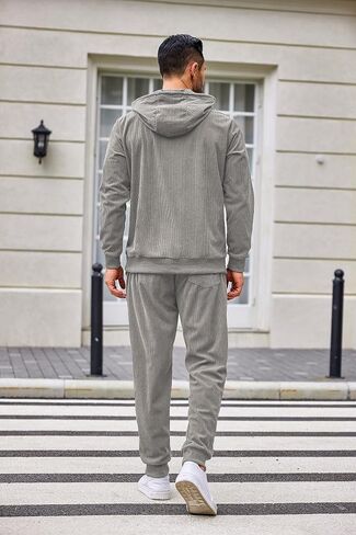 COOFANDY Men's Tracksuit 2 Piece Set Hoodie Sweatsuits Athletic Jogging Suits Casual Sports Outfits in Saudi Arabia