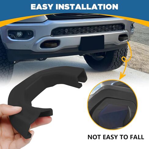 TOPUS Front Tow Hook Covers for Dodge Ram 1500 Accessories 2019-2025, Customized Car Hitch Cover (Not Fit for RAM 1500 Classic,Warlock,RAM 2500,RAM 3500) (Blue) in Kuwait