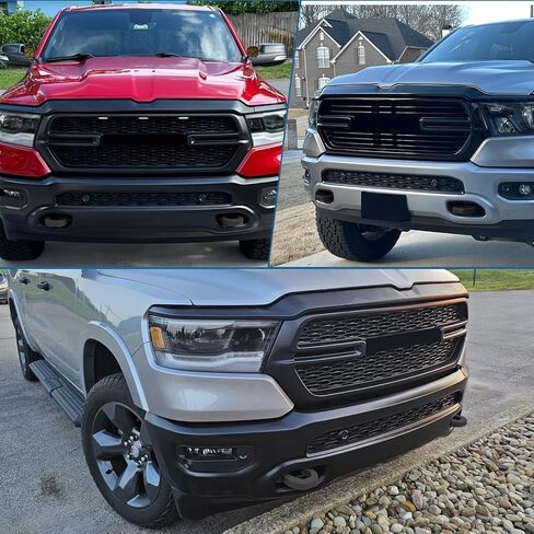 TOPUS Front Tow Hook Covers for Dodge Ram 1500 Accessories 2019-2025, Customized Car Hitch Cover (Not Fit for RAM 1500 Classic,Warlock,RAM 2500,RAM 3500) (Blue) in Kuwait