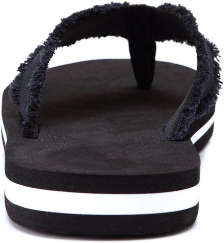 DWG Men's Soft Flip-Flop Sandals, Light Weight, Shock Proof, Non-Slip, Wide Sole, Canvas Strap, Comfort Thong Slippers for Indoor and Outdoor Beach,Size 8.5-14 in Saudi Arabia