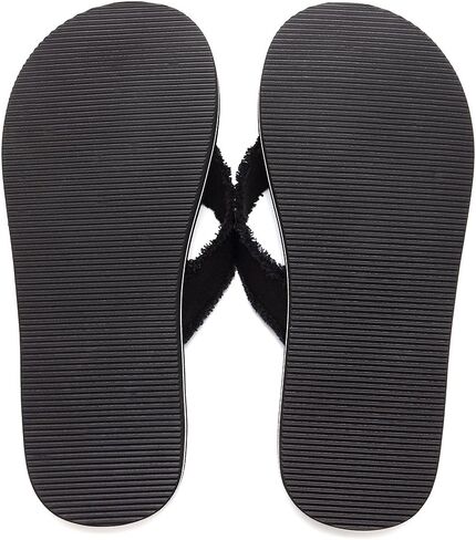 DWG Men's Soft Flip-Flop Sandals, Light Weight, Shock Proof, Non-Slip, Wide Sole, Canvas Strap, Comfort Thong Slippers for Indoor and Outdoor Beach,Size 8.5-14 in Saudi Arabia