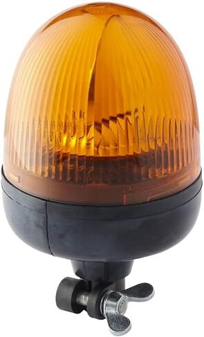 Hella 2RL 009 506-011 Rotating Beacon - Rota Compact - Halogen - H1-24V - Lens Colour: Yellow - Flexible pipe sockets - Quantity: 1 in Saudi Arabia