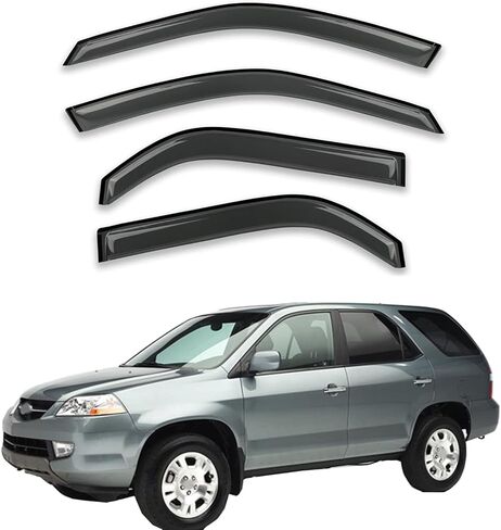 Wind Deflector Compatible with 2000-2006 Tahoe/Escalade Base Smoke Sun/Rain Guards Window Visor 94304 in Kuwait