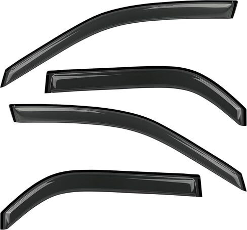 Wind Deflector Compatible with 2000-2006 Tahoe/Escalade Base Smoke Sun/Rain Guards Window Visor 94304 in Kuwait