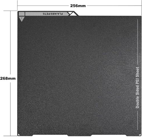 Double Side PEI Building Plate for Anycubic Kobra 3 / Kobra 3 Combo, Dual Side Textured PEI Sheet Flexible Steel Bed Platform for 3D Printer Accessories Replacement, 256x268mm in Kuwait