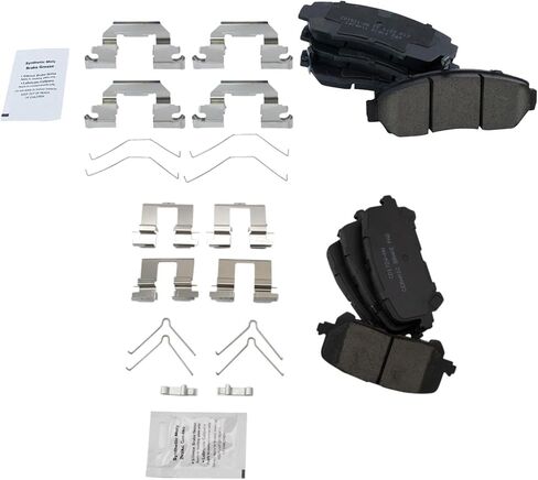 TRQ Brake Pads Ceramic Compatible with 2019-2021 Honda Passport in Saudi Arabia