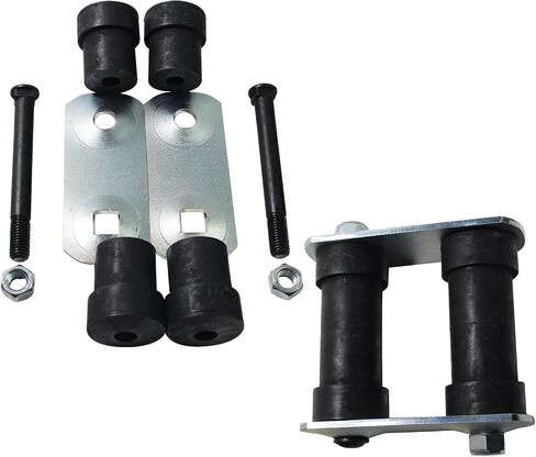 Multi Leaf Spring W/U-Bolts صدمة لوحة تثبيت مجموعة أدوات وبطانات القيود الخلفية لـ 68 Chevrolet Chevy II ، متوافق مع 1968 1969 Camaro Pontiac Firebird ، لعام 1969-1972 Chevy Nova in Kuwait