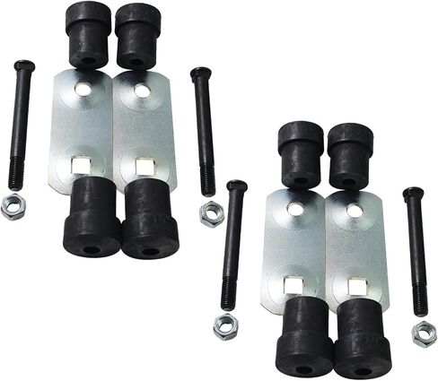 Multi Leaf Spring W/U-Bolts صدمة لوحة تثبيت مجموعة أدوات وبطانات القيود الخلفية لـ 68 Chevrolet Chevy II ، متوافق مع 1968 1969 Camaro Pontiac Firebird ، لعام 1969-1972 Chevy Nova in Kuwait