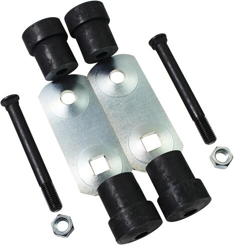 Multi Leaf Spring W/U-Bolts صدمة لوحة تثبيت مجموعة أدوات وبطانات القيود الخلفية لـ 68 Chevrolet Chevy II ، متوافق مع 1968 1969 Camaro Pontiac Firebird ، لعام 1969-1972 Chevy Nova in Kuwait