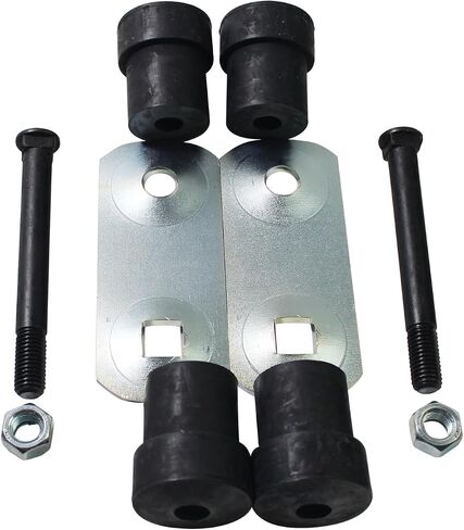Multi Leaf Spring W/U-Bolts صدمة لوحة تثبيت مجموعة أدوات وبطانات القيود الخلفية لـ 68 Chevrolet Chevy II ، متوافق مع 1968 1969 Camaro Pontiac Firebird ، لعام 1969-1972 Chevy Nova in Kuwait