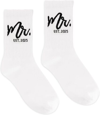 Lutto Bride Socks 2025 للحصول على هدايا دش الزفاف ، جوارب هدايا MRS لحفل عازبة مشاركة الزفاف ، العروس لتكون هدايا in Kuwait