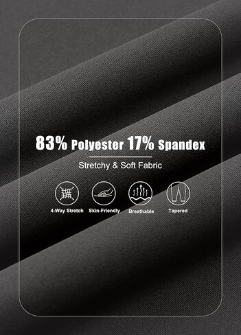 Libin Women's 4-Way Stretch Golf Pants 7/8 Ankle Casual Joggers Dress Work Sweatpants Pockets for Yoga, Athletic, Lounge in Kuwait