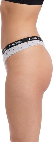 Nautica Women's Cotton Thong Underwear Set, 5-Pack in Saudi Arabia