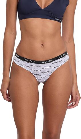 Nautica Women's Cotton Thong Underwear Set, 5-Pack in Saudi Arabia