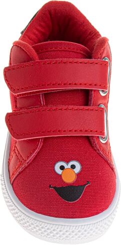 Sesame Street Elmo Strap Sneakers for Boys - Kids Lightweight Athletic Breathable Running Tennis Shoes Size 5-10 Toddler 11 Little Kid in Saudi Arabia