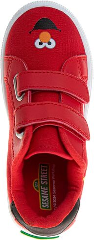 Sesame Street Elmo Strap Sneakers for Boys - Kids Lightweight Athletic Breathable Running Tennis Shoes Size 5-10 Toddler 11 Little Kid in Saudi Arabia