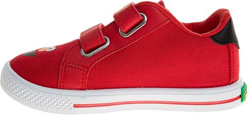 Sesame Street Elmo Strap Sneakers for Boys - Kids Lightweight Athletic Breathable Running Tennis Shoes Size 5-10 Toddler 11 Little Kid in Saudi Arabia