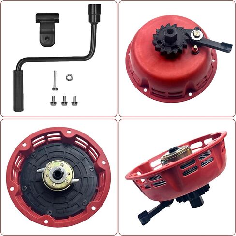 Quick Fast Pull Start Recoil Starter Assembly for Predator 212 Coleman B200R CT200U 200cc Mini Bike, KT196 Go Kart Pull Cord Start 196cc Hisun Engine Black in Kuwait