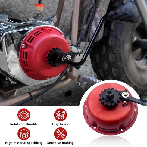 Quick Fast Pull Start Recoil Starter Assembly for Predator 212 Coleman B200R CT200U 200cc Mini Bike, KT196 Go Kart Pull Cord Start 196cc Hisun Engine Black in Kuwait