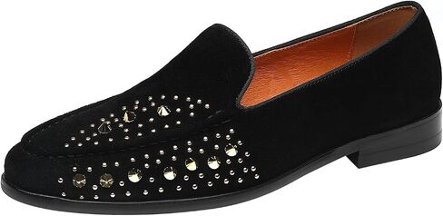 ELANROMAN Men's Patent Leather Loafers Wedding Party Prom Shoes in Saudi Arabia
