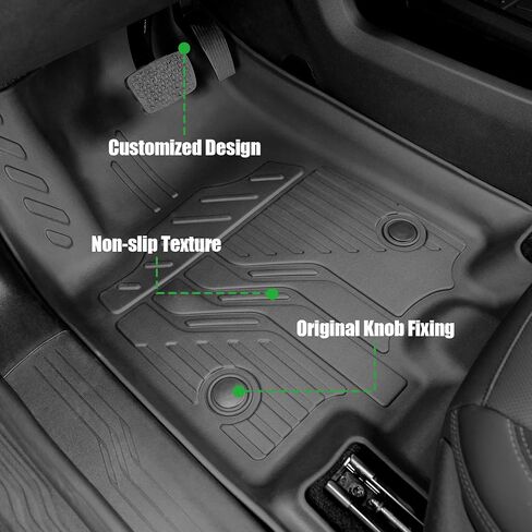حصيرة شحن لعام 2024 2025 Chevy Expenox EV ، حصيرة جذع مع حصيرة مسند الظهر جميع واقي غطاء المقعد الخلفي من أجل 2025 إكسسوارات Chevy Equinox EV بما في ذلك الحصير التخزين in Kuwait